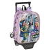Училищна чанта с колелца Monster High Best boos Люляк 22 x 27 x 10 cm