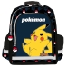 Zaino Scuola Pokémon Pokeball Azzurro Nero