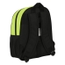 Schulrucksack Real Betis Balompié Schwarz Neongrün 28 x 34 x 10 cm