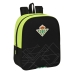 Skolebag Real Betis Balompié Svart Lime 22 x 27 x 10 cm