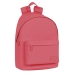 Zaino Scuola Safta Marsala 31 x 41 x 16 cm Rosso Granato