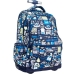 Školní taška na kolečkách Milan The Yeti Námořnický Modrý 52 x 34,5 x 23 cm