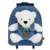 Mochila Escolar com Rodas Perletti Perry 38 x 28 x 11 cm Urso polar