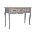 Console DKD Home Decor Gris Naturel Bois de paulownia Bois MDF 109.5 x 39 x 78.5 cm 109,5 x 39 x 78,5 cm