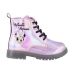 Botas Infantis Casuais Minnie Mouse Cor de Rosa Luzes LED