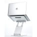 Notebook-standaard Pout POUT-02701SG Siliconen Aluminium 26,5 x 40 x 27 cm