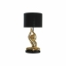 Bureaulamp DKD Home Decor Zwart Gouden Polyester Hars Aap (25 x 25 x 48 cm)