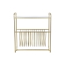 Magazine rack DKD Home Decor Mirror Golden Metal (76 x 35 x 83 cm)