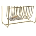 Magazine rack DKD Home Decor Mirror Golden Metal (76 x 35 x 83 cm)