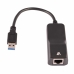 Adaptér Ethernet na USB V7 CBLUSB3RJ-1E         Čierna