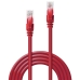 Sieťový kábel UTP kategórie 6 LINDY 48031 Červená 50 cm 1 kusov
