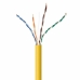 Cable de Red Rígido FTP Categoría 5e GEMBIRD UPC-5004E-SOL-Y Amarillo 305 m