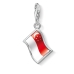 Miçangas femininas Thomas Sabo 1210-603-10 Vermelho Prateado (1 cm)