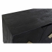 Aparador DKD Home Decor 145 x 42 x 77 cm Negro Dorado Madera de mango