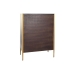 Credenza DKD Home Decor Legno Metallo Nero 80 x 40 x 120 cm