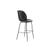 Stool DKD Home Decor Black Dark grey Metal polypropylene 50 x 53 x 114 cm