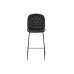 Stool DKD Home Decor Black Dark grey Metal polypropylene 50 x 53 x 114 cm