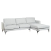 Ležaljka Sofa DKD Home Decor Svjetlo siva Metal 250 x 160 x 85 cm