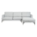 Divano Chaise Longue DKD Home Decor Grigio chiaro Metallo 250 x 160 x 85 cm