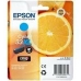 Cartucho de Tinta Original Epson C13T33624010 Cian