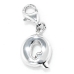 Miçangas femininas Xenox CHARM_Q Prateado 1 cm