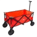 Carrinho de Praia Multiusos Aktive 90 x 91 x 47 cm Vermelho Aço