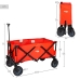 Multi-purpose beach cart Aktive 90 x 91 x 47 cm Red Steel