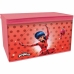 Doboz Fun House Miraculous Piros 55,5 x 34,5 x 34 cm