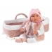 Babydukke Llorens Mimi Rosa 40 cm Bæreseng