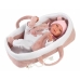 Babydukke Llorens Mimi Rosa 40 cm Bæreseng