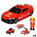 Set de Jucării cu Vehicule Speed & Go 30 x 9,5 x 13 cm Pompier Lumină Sunet 4 Unități