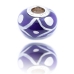 Perle de verre Femme Viceroy VMM0280-17 Violet 1 cm