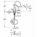 Egykarú Csap Grohe Sárgaréz C-forma