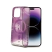 Pouzdro na mobily Celly iPhone 15 Pro Max Fialový Transparentní