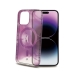 Protection pour téléphone portable Celly iPhone 15 Pro Max Violet Transparent