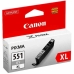 Originali rašalo kasetė Canon CLI 551XL Pilka