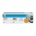 Original toner HP CB436A Sort