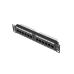 Patch Panel 12 Porte UTP Categoria 6 Lanberg PPU6-9012-B