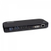 USB Hub V7 UDDS2 Sort 100 W