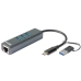 Hub USB D-Link DUB-2332 Cinzento