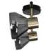 Candeeiro de teto Activejet AJE-LISA 2P Preto Dourado Metal 40 W