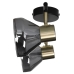 Plafondlamp Activejet AJE-LISA 2P Zwart Gouden Metaal 40 W