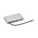 USB Hub Kensington K33853WW Full HD Ασημί