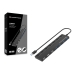 Hub USB Conceptronic HUBBIES09BP Schwarz 7 in 1