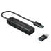 Hub USB Conceptronic Schwarz