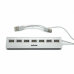 USB Hub Nilox NXHU7ALU2 Μαύρο Γκρι