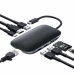 Hub USB Aukey CB-C71 Crna 100 W