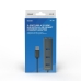 4-Port USB Hub Savio AK-58 Ethernet (RJ-45) Grau