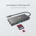 USB Hub Unitek D1019A Siva