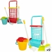 Coș de Curățare cu Accesorii Colorbaby Jucărie 5 Piese 30,5 x 55,5 x 19,5 cm (12 Unități)